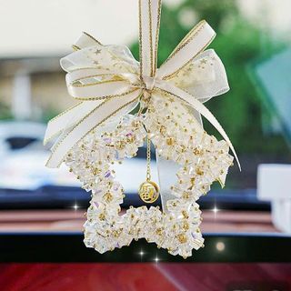 Khánh Treo Gương Ngôi Sao Pha Lê, Phật Sen Pha Lê Cao Cấp Ý Nghĩa Hòa Bình Và Niềm Vui Trang Trí Nội Thất Xe Ô Tô