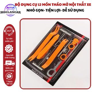 Bộ Dụng Cụ Tháo Mở 12 Món Nội Thất Xe Ô Tô Tiện Lợi Phụ Kiện Nội Thất