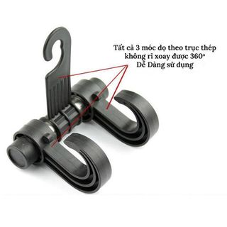 Móc 2S treo đồ sau ghế ô tô tiện dụng đa năng,sản phẩm không thể thiếu trong mỗi chiếc xe,phù hợp với mọi loại xe ô tô