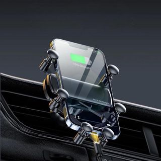 Kẹp điện thoại cửa gió ô tô 6 chấu Essager - The one Pro Chất liệu nhựa ABS chống trượt