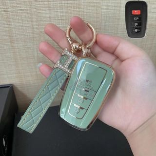 Ốp Chìa Khóa TPU Toyota Camry 4 Nút 2021-2022-2023 , Bọc Chìa Khóa Xe Hơi Thông Minh Chống Trầy Xước Xe