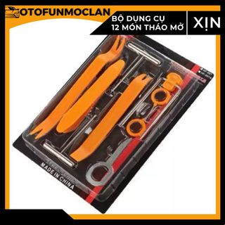 Bộ Dụng Cụ Tháo Mở 12 Món Nội Thất Xe Ô Tô Tiện Lợi Phụ Kiện Nội Thất
