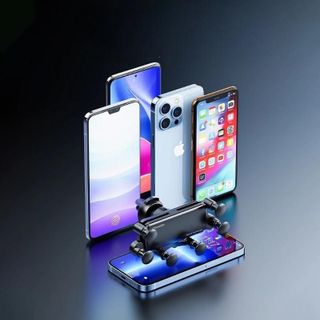 Kẹp điện thoại cửa gió ô tô 6 chấu Essager - The one Pro Chất liệu nhựa ABS chống trượt
