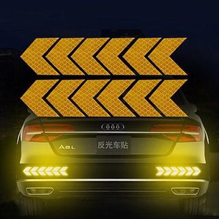 Sét 12 mũi tên phản quang dán sau xe ô tô