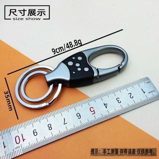 Móc Khóa Inox Lò Xo Cao Cấp QLMA 6845 - Móc Treo Chìa Khóa Đa Năng Bền Đẹp Sang Trọng-Mộc Lan