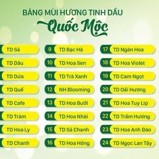 Tinh dầu thiên nhiên Quốc Mộc 10 ml treo xe, treo phòng, treo tủ quần áo