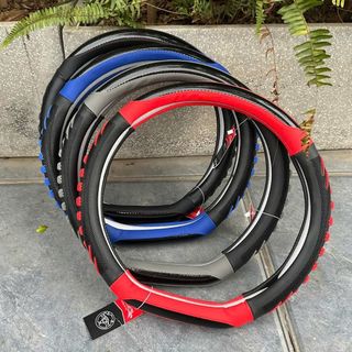 Bọc Vô Lăng Xe Điện Vinfast Limo Green, VF3, VF5, VF9, VFE34 Dáng Dcut Thể Thao Chuẩn Size Theo Xe Hơi Size 36cm