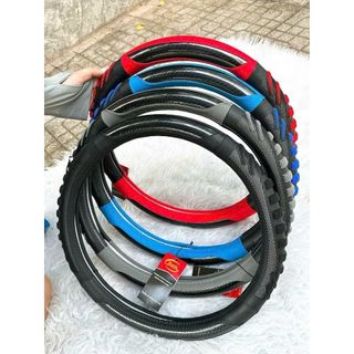Bọc Vô Lăng Ô Tô L25 SIZE 38-47CM Dáng Thể Thao Vân Nổi 3D Cao Cấp Chống Trơn Trượt Không Bám Mồ Hôi Tay