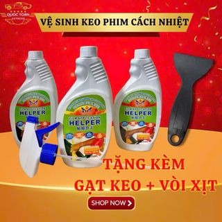 Chai T.ẩy K.eo Dán Film Cách Nhiệt Cũ Cho Xe Ô tô, Nhà Kính, Tẩy Băng Keo Đa Năng Tiện Lợi Hiệu Quả