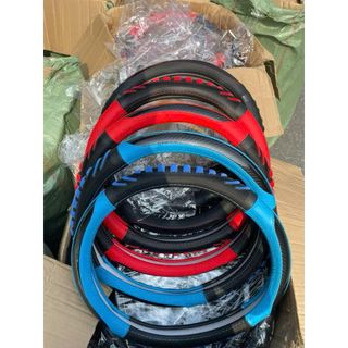 Bọc Vô Lăng Ô Tô L25 SIZE 38-47CM Dáng Thể Thao Vân Nổi 3D Cao Cấp Chống Trơn Trượt Không Bám Mồ Hôi Tay