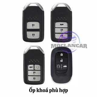 Tổng Hợp Ốp Bao Da Chìa Khoá Cao Cấp Dành Cho Xe Honda Civic 2022, 2023, Accord, HRV, CRV 2024 Bản L, RS, NEW Civic 2022 E, G, RS