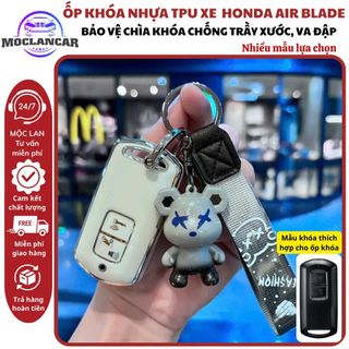 Ốp Chìa Khoá Xe Máy Dành Cho Xe HONDA AIR BLADE Vỏ Bọc Chìa Khóa Cao Cấp, Bảo Vệ Khoá Xe Chống Trầy Xước