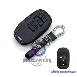 Tổng Hợp Ốp Bao Da Chìa Khoá Cao Cấp Dành Cho Xe Honda Civic 2022, 2023, Accord, HRV, CRV 2024 Bản L, RS, NEW Civic 2022 E, G, RS