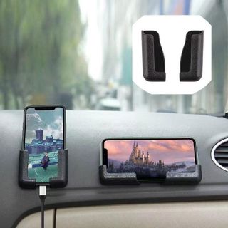 Giá đỡ điện thoại sử dụng 2 miếng nhựa ABS dán băng dính gắn xe hơi gắn tường dùng cho tất cả các điện thoại thông dụng Phụ Tùng