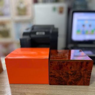 HỘP GỖ HOA VĂN SƠN MÀI CAO CẤP