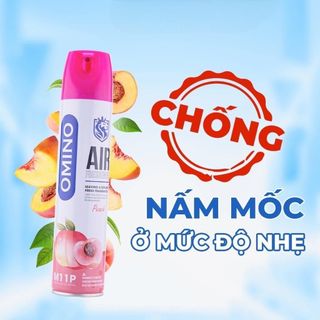 Xịt Thơm Khử Mùi Nội Thất Ô Tô OMINO M11 330ml - Đủ 3 Mùi Hương Táo, Đào, Chanh - Chính Hãng Lưu Hương Lâu Khử Khuẩn