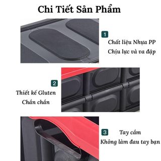 Thùng Gấp Gọn Ô Tô Đựng Đồ Bằng Nhựa, Hộp Đa Năng Để Cốp Xe Hơi Tiện Lợi Siêu Bền khaihuyauto