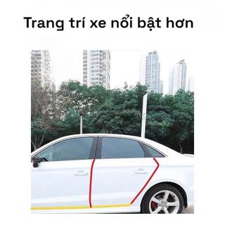 CUỘN CHỈ NẸP VIỀN NỘI THẤT XE HƠI ĐA MÀU (5 MÉT) – CHỐNG TRẦY XƯỚC & GIẢM ỒN | TẶNG KÈM GẠT VÀNG KHAIHUYAUTO