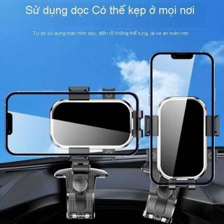 Đỡ Điện Thoại Trên Ô Tô A03 - Kẹp Điện Thoại Cài Cửa Gió- Bảng Điều Khiển Trung Tâm Phụ Tùng