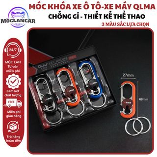 Móc Khóa Lò Xo Inox Cao Cấp QLMA 6851 - Móc Treo Chìa Khóa Đa Năng , Chống Gỉ, Bền Chắc-Mincar