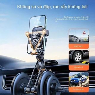 Đỡ Điện Thoại Trên Ô Tô A03 - Kẹp Điện Thoại Cài Cửa Gió- Bảng Điều Khiển Trung Tâm Phụ Tùng