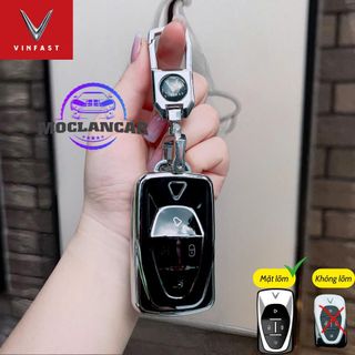( Mặt Lõm ) Ốp Chìa Khóa Xe Điện VINFASAT VF6, VF7, VF8, VF9 E34 ,Móc Khóa VF6 VF7 VF8 VF9 E34 Bảo Vệ Chìa Khóa Chống Trầy Xước