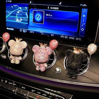 Gấu cầm bóng cài cửa gió có sáp thơm