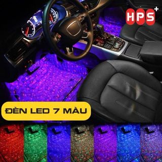 Đèn Led Gầm 3 Bóng Chiếu Sao Cắm Cổng USB - Bộ 4 Đèn Led A12 Cảm Ứng Nháy Theo Nhạc Có Điều Khiển Tùy Chỉnh - Moclancar