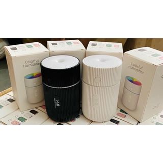 Máy phun sương trên ô tô Humidifier H2O, sạc pin, dung tích 220ml, tạo ẩm cho không khí có đèn nhiều màu
