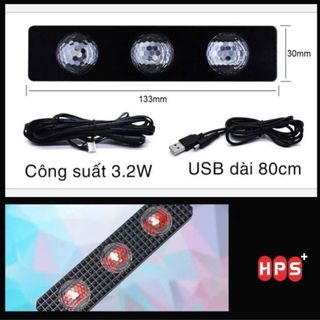 Đèn Led Gầm 3 Bóng Chiếu Sao Cắm Cổng USB - Bộ 4 Đèn Led A12 Cảm Ứng Nháy Theo Nhạc Có Điều Khiển Tùy Chỉnh - Moclancar