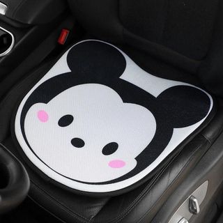 Gối Tựa Đầu + Tựa Lưng+Lót ghế+chốt an Toàn Hình Chuột Mickey và Chuột Minnie Dễ Thương Trang Trí Nội Thất Xe Hơi Cao Su