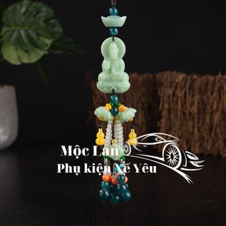 Dây Khánh Quan Âm Phong Thủy Trang Trí Ô Tô, Xe Hơi Mang Lại May Mắn Và Tài Lộc-Khánh Treo Xe,..
