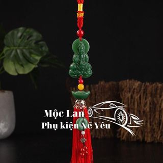 Dây Khánh Quan Âm Phong Thủy Trang Trí Ô Tô, Xe Hơi Mang Lại May Mắn Và Tài Lộc-Khánh Treo Xe,..