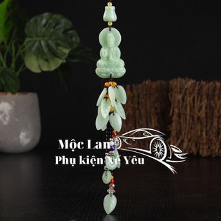 Dây Khánh Quan Âm  Phong Thủy Trang Trí Ô Tô, Xe Hơi Mang Lại May Mắn Và Tài Lộc-Khánh Treo Xe,..