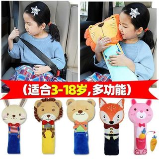 Gối Tựa Đầu, Gối Ôm Gắn Dây Đai An Toàn Xe Hơi Họa Tiết Hoạt Hình Chống Trượt Bảo Vệ Vai Cho Bé khaihuyauto