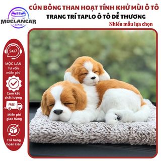 Chú Cún Bông Than Hoạt Tính Khử Mùi ô Tô [Giá Rẻ],Trang Trí Taplo Dễ Thương Nội Thất