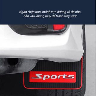 (Nhiều Mẫu)Bộ 2 Tấm Cao Su Chắn Bùn Ô Tô Chắn Nước Bùn Đất Văng Lên Xe Và Các Xe Khác Khi Trời Mưa khaihuyauto