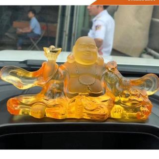 tượng Phật Di Lặc Lưu Ly Phong Thủy, Tượng Phật di lặc lưu ly trang trí taplo ô tô