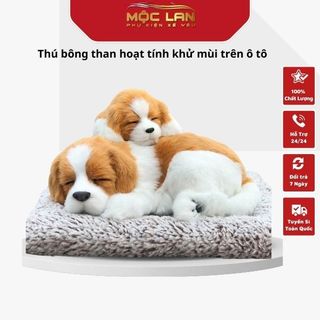 Chú Cún Bông Than Hoạt Tính Khử Mùi ô Tô [Giá Rẻ],Trang Trí Taplo Dễ Thương Nội Thất