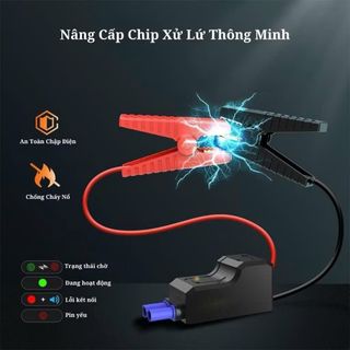 Dây Cáp Kích Bình Ắc Quy Ô Tô Chuyên Dụng Cáp Kích Đề Xe Hơi 12V/24V Dẫn Điện Tốt, An Toàn Khi Khẩn Cấp