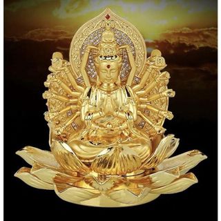 (Hàng VIP) Tượng Trang Trí Taplo Ô Tô Phật Bà Quan Âm Tượng Phật Nghìn Mắt Nghìn Tay Để Taplo Xe Hơi