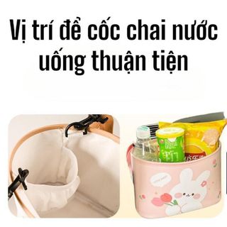 Giỏ Da Pu Treo Sau Ghế Ô Tô, Xe Máy Treo Xe Đẩy Đựng Đồ  Đa Năng Họa Tiết Dễ Thương Phụ Tùng Nội Thất