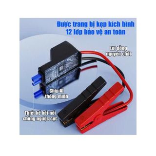 Dây Cáp Kích Bình Ắc Quy Ô Tô Chuyên Dụng Cáp Kích Đề Xe Hơi 12V/24V Dẫn Điện Tốt, An Toàn Khi Khẩn Cấp