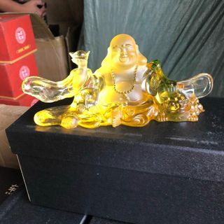 tượng Phật Di Lặc Lưu Ly Phong Thủy, Tượng Phật di lặc lưu ly trang trí taplo ô tô