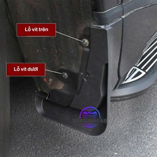 Bộ 4 Tấm Chắn Bùn Xe VinFast VF8 Trước Sau – Phụ Kiện Ô Tô – Chống Bùn Đất Dễ Lắp (Tặng kèm Ốc Vít)