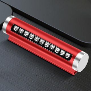 Bảng Ghi Số Điện Thoại Đậu Xe Tạm Thời Chất Liệu Kim Loại Dạng Con Lăn Tiện Dụng Gắn Taplo Cao Cấp