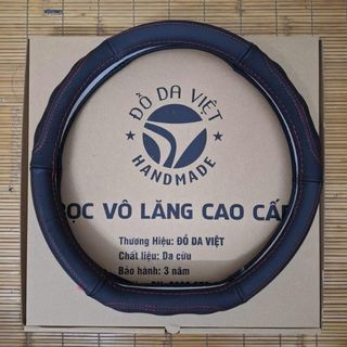 Bọc vô lăng Da Cừu D cut cho xe Elantra, Kia , Seltos, Suzuki XL7, MG - size 38cm