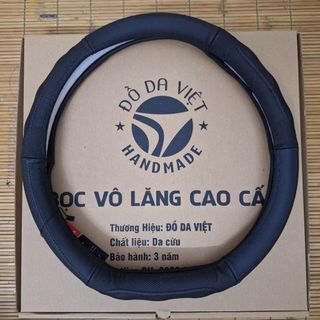 Bọc vô lăng Da Cừu D cut cho xe Elantra, Kia , Seltos, Suzuki XL7, MG - size 38cm