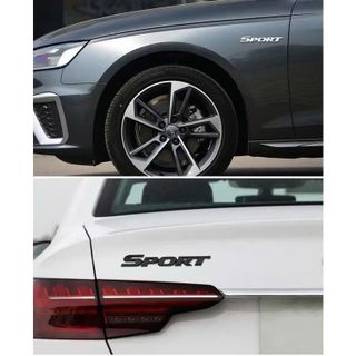 Logo Chữ Nổi 3D SPORT Dán Đuôi Xe Kim Loại Trang Trí Xe Sinh Động- 3 Màu Lựa Chọn Mộc Lan Car