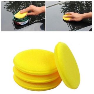 Mút xốp, bọt biển đánh bóng sơn ô tô, xe máy chuyên dụng, hình tròn đường kính 10cm